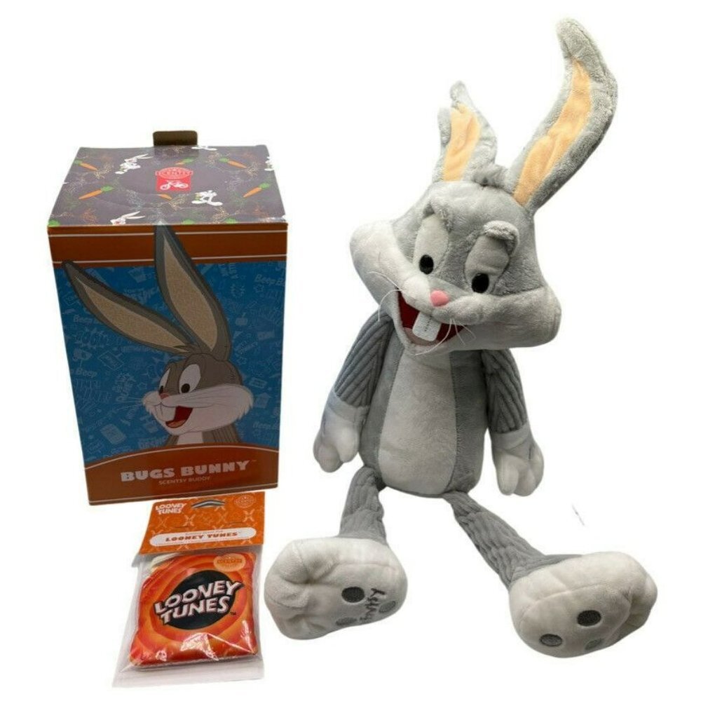 New Scentsy Buddy LOONEY TUNES Bugs Bunny w/ 1 Scent Pack Warner Bros